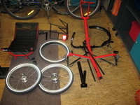 lehokolo Greenspeed GT3 v rozlo�en�m stavu